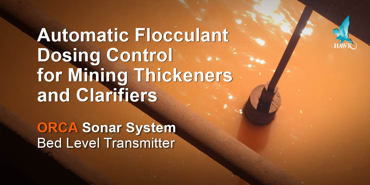 Sonar Bed Level Measurement for Automatic Thickener Control and Automated Flocculant Dosage